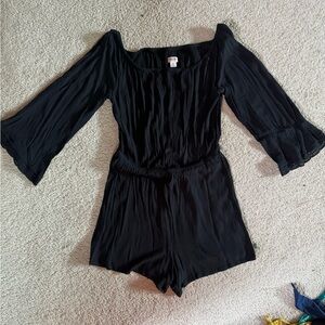 Mossimo Black Beachy Romper / cover up